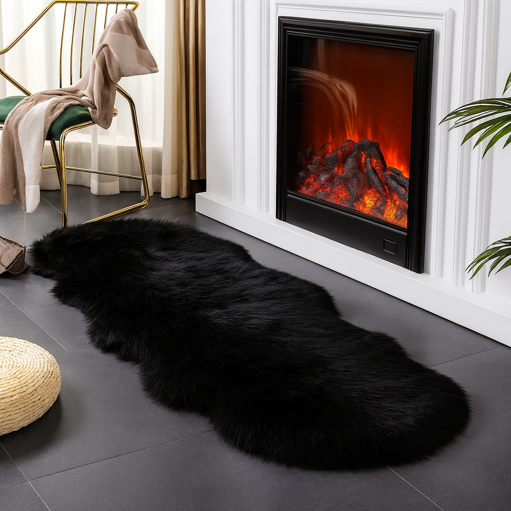 Modern Plush Faux Fur Carpet