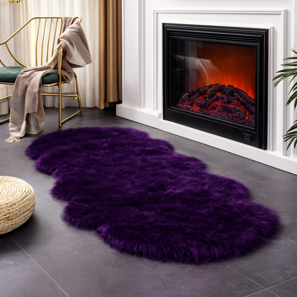 Modern Plush Faux Fur Carpet