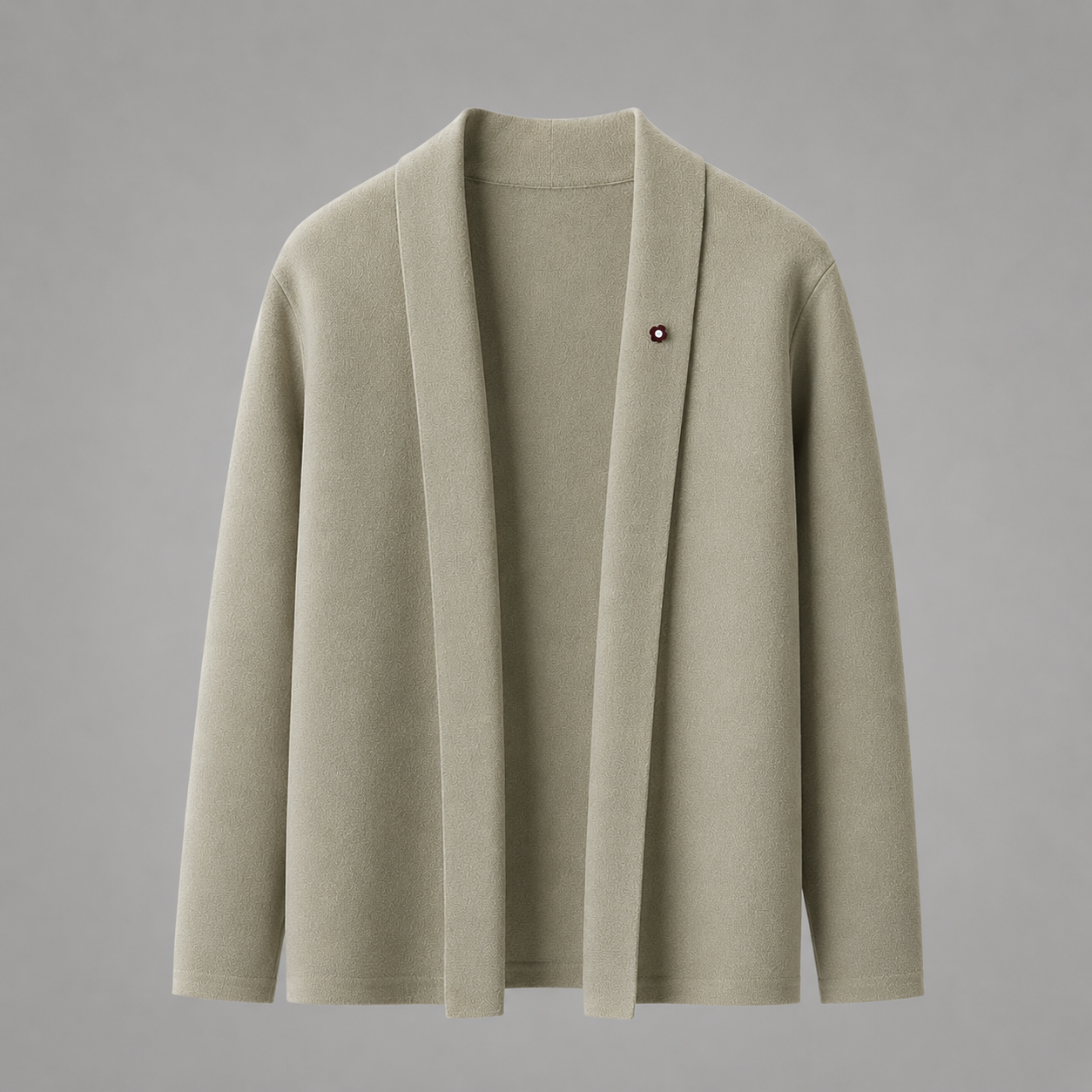 Relaxed Wool Base Formal Light Cardigan Sweater