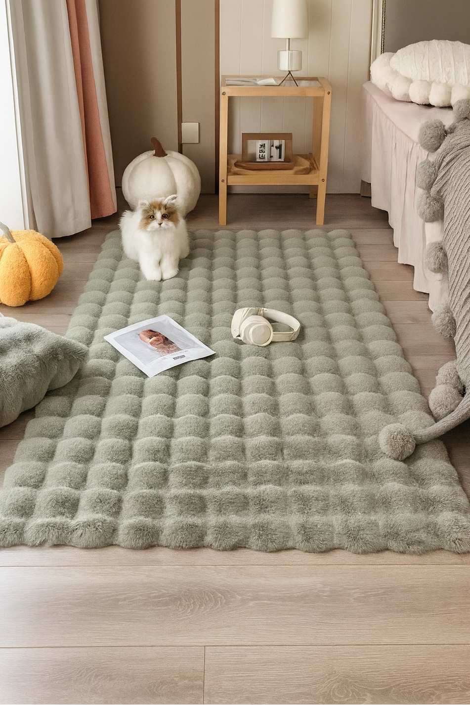 Bubble Plush Velvet Carpet