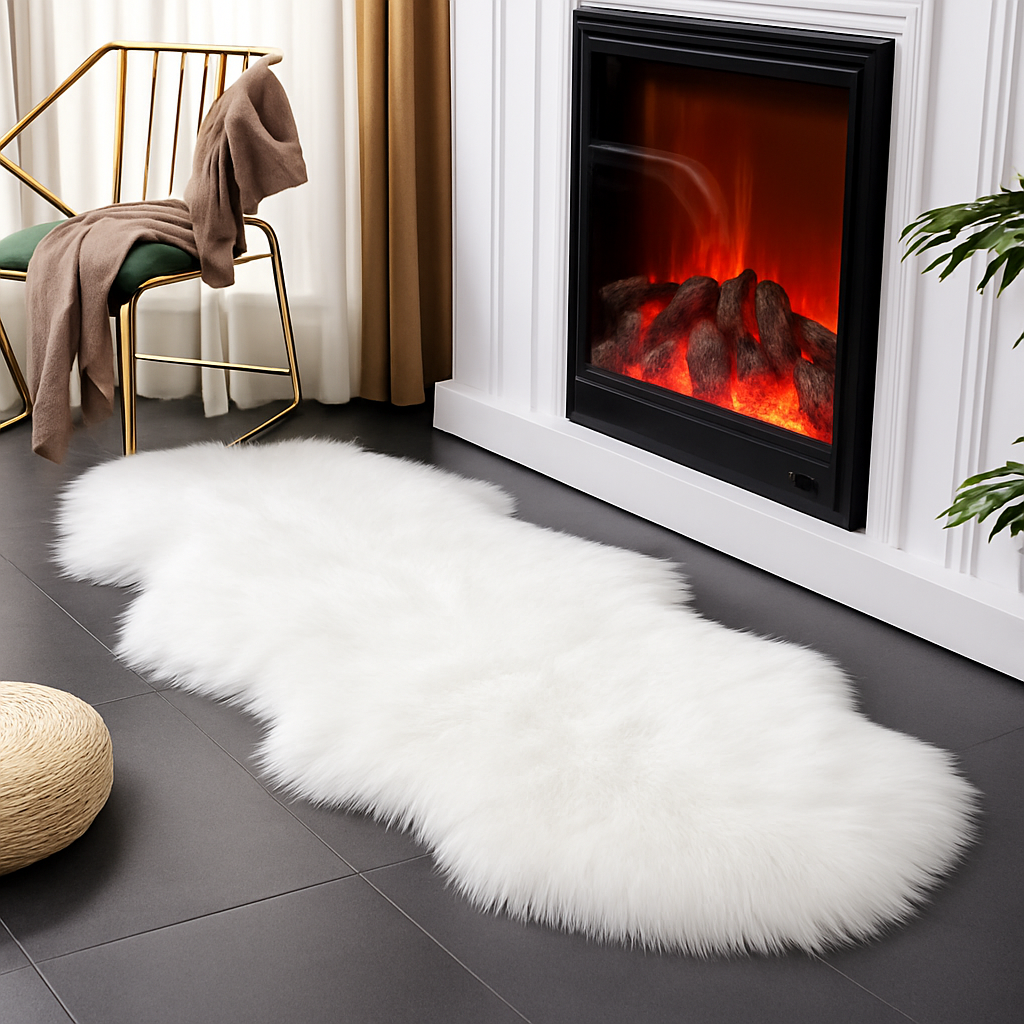Modern Plush Faux Fur Carpet